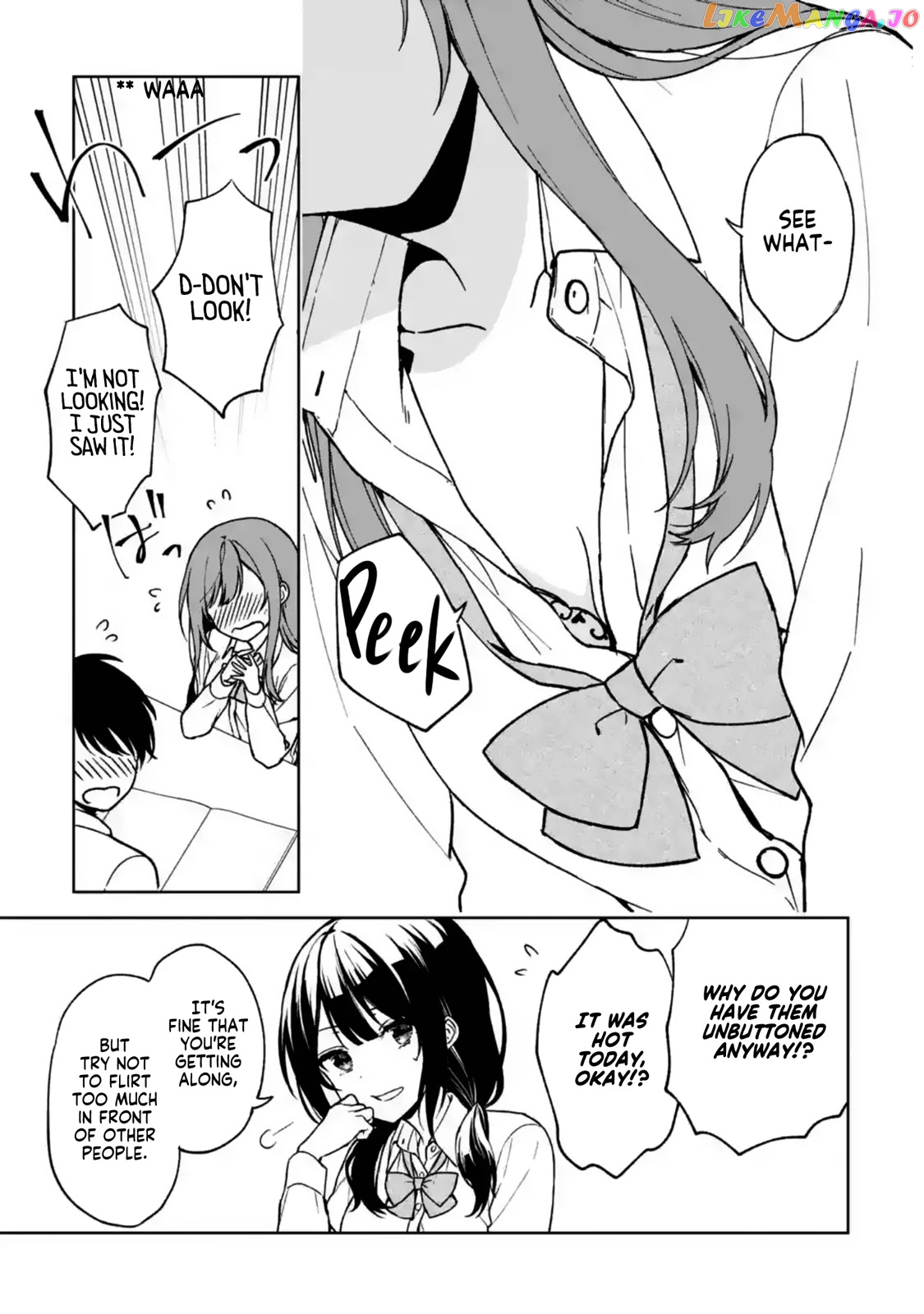 When I Rescued a Beautiful Girl Who Was About to Be Mol*sted, It Was My Childhood Friend Sitting Next to Me chapter 28 - page 10
