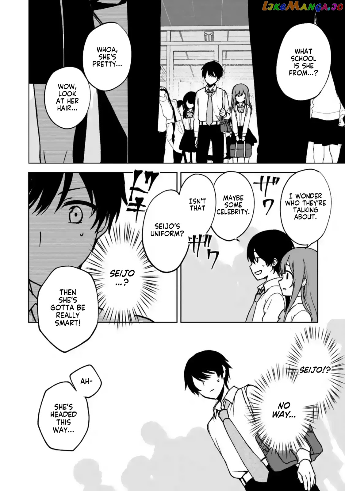 When I Rescued a Beautiful Girl Who Was About to Be Mol*sted, It Was My Childhood Friend Sitting Next to Me chapter 28 - page 17
