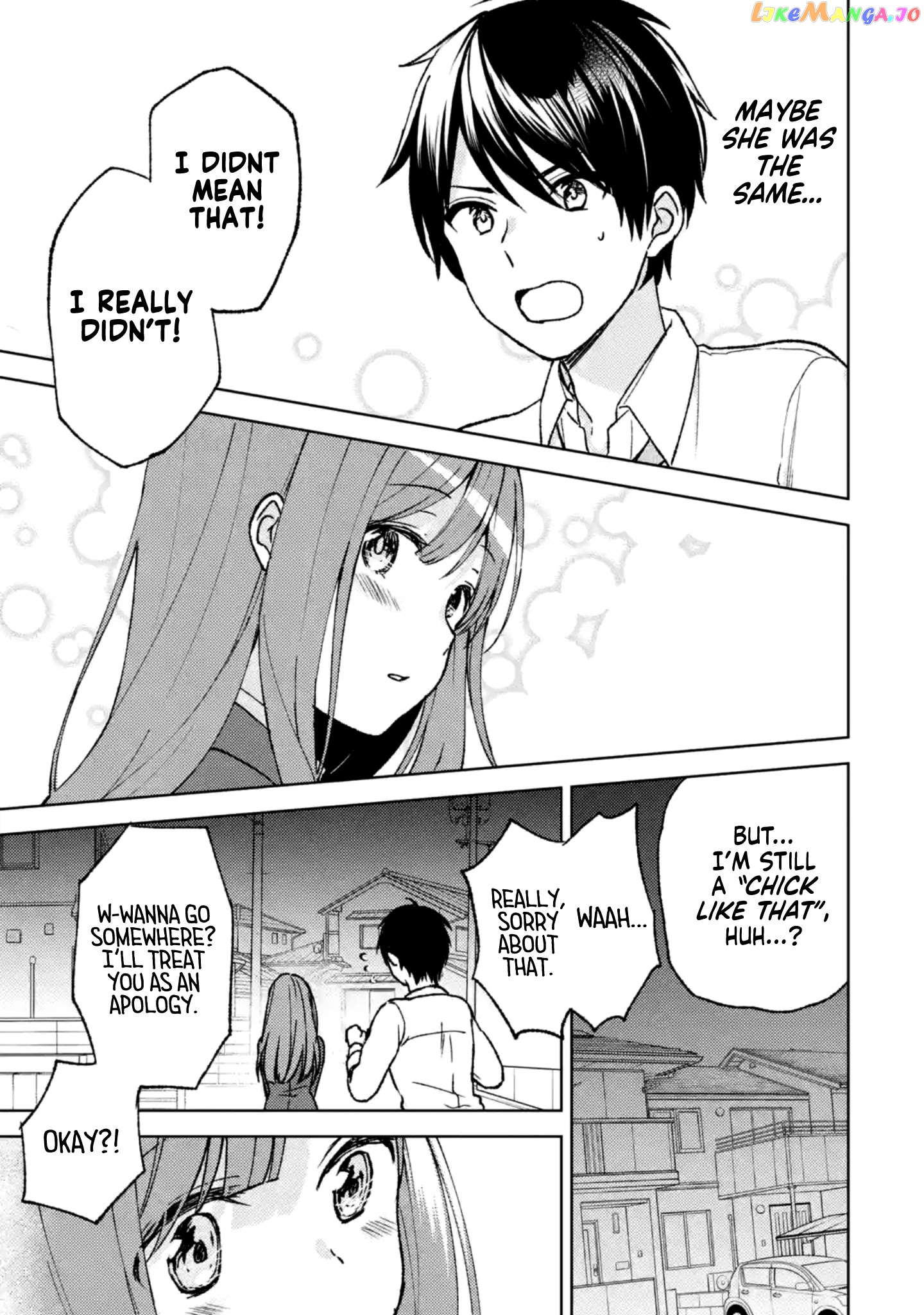 When I Rescued a Beautiful Girl Who Was About to Be Mol*sted, It Was My Childhood Friend Sitting Next to Me chapter 4 - page 13
