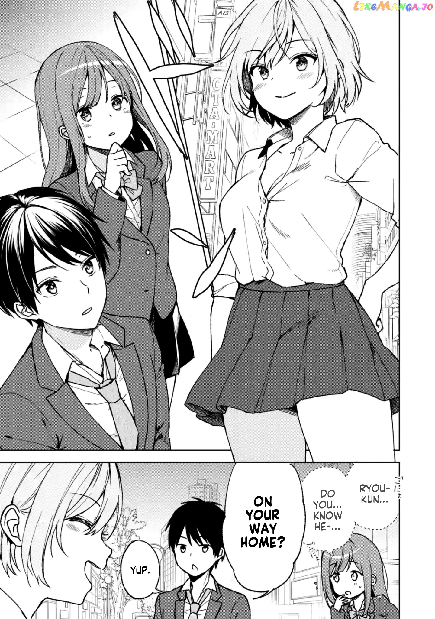 When I Rescued a Beautiful Girl Who Was About to Be Mol*sted, It Was My Childhood Friend Sitting Next to Me chapter 4 - page 3