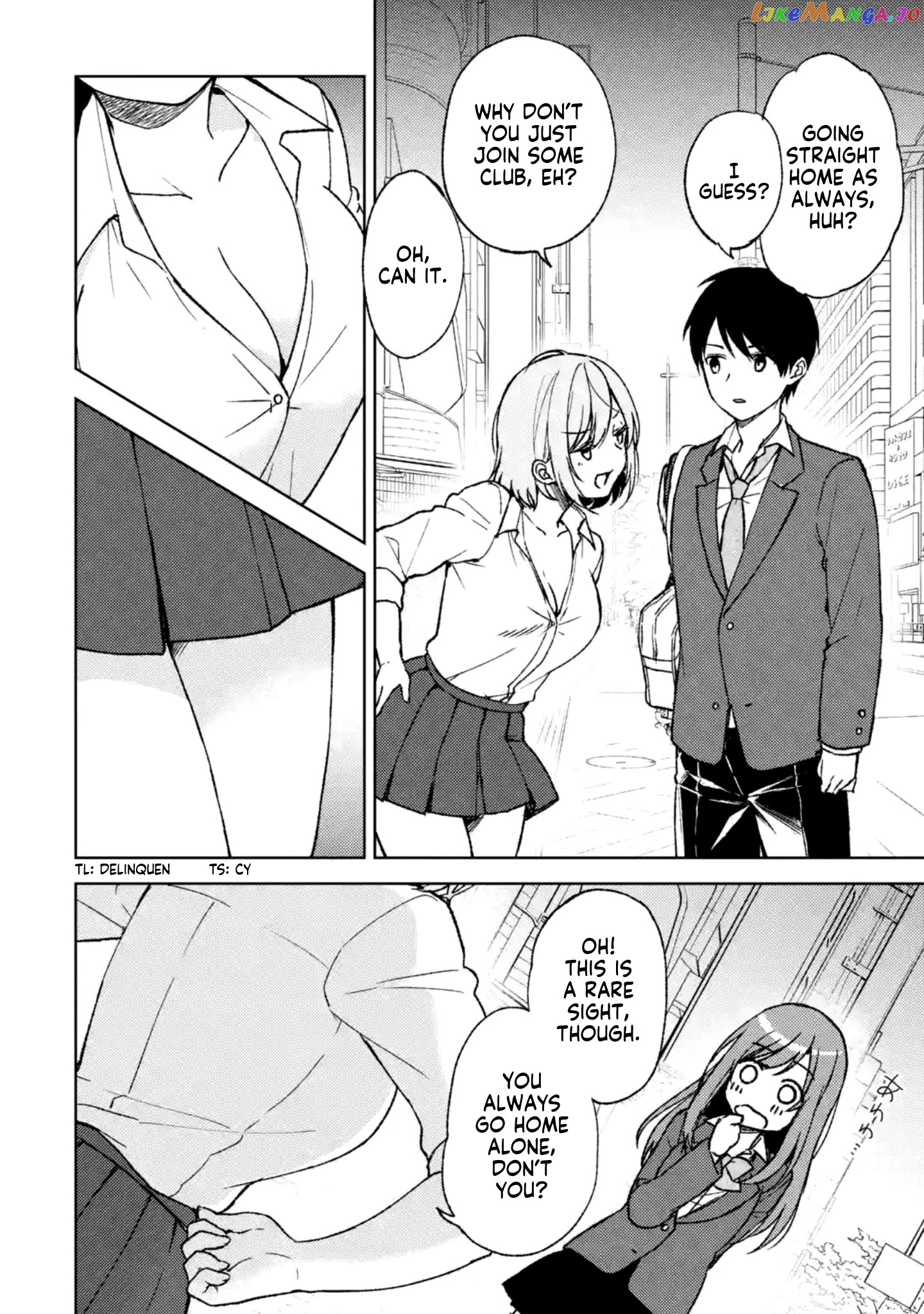 When I Rescued a Beautiful Girl Who Was About to Be Mol*sted, It Was My Childhood Friend Sitting Next to Me chapter 4 - page 4