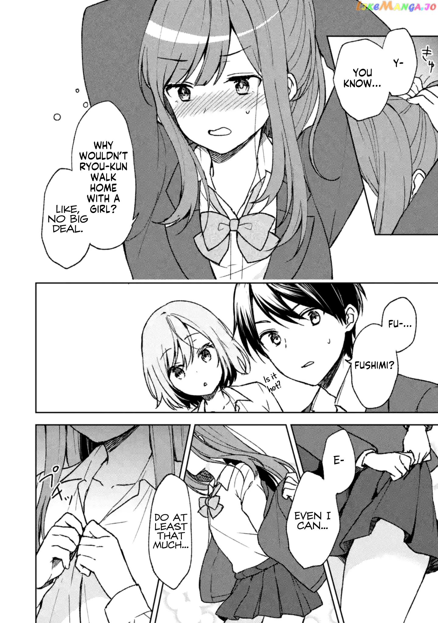 When I Rescued a Beautiful Girl Who Was About to Be Mol*sted, It Was My Childhood Friend Sitting Next to Me chapter 4 - page 6