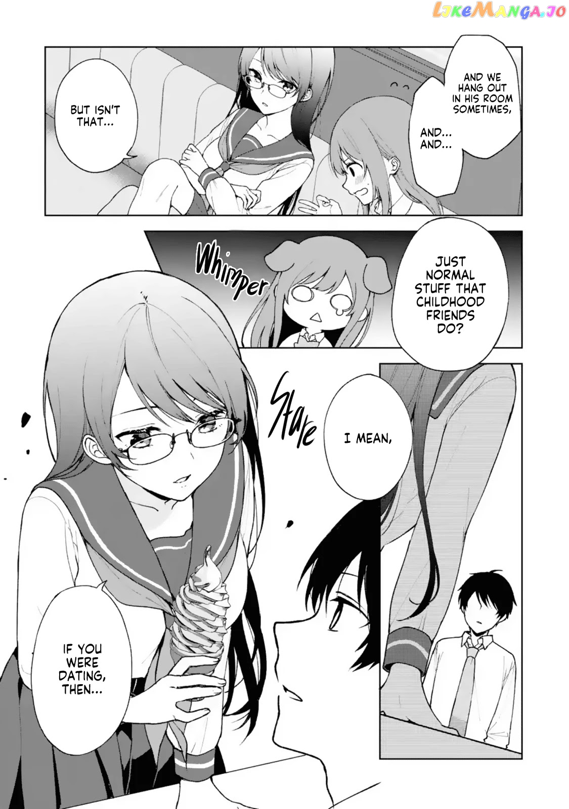 When I Rescued a Beautiful Girl Who Was About to Be Mol*sted, It Was My Childhood Friend Sitting Next to Me chapter 29 - page 12
