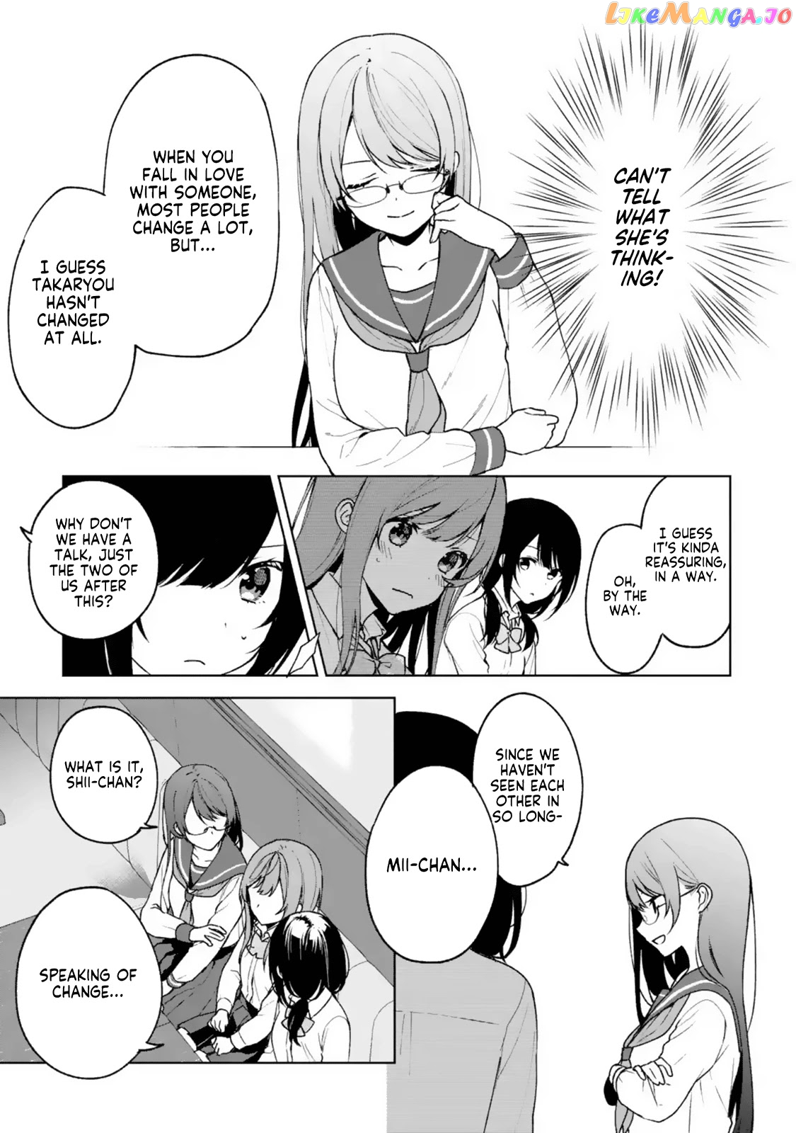 When I Rescued a Beautiful Girl Who Was About to Be Mol*sted, It Was My Childhood Friend Sitting Next to Me chapter 29 - page 14