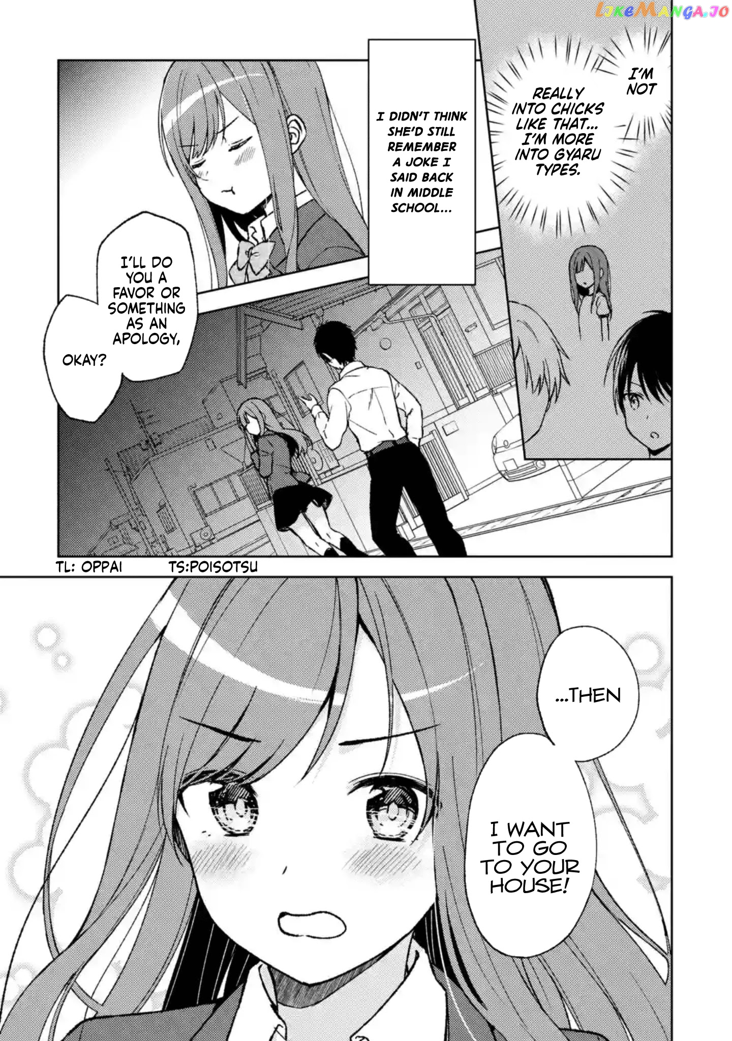 When I Rescued a Beautiful Girl Who Was About to Be Mol*sted, It Was My Childhood Friend Sitting Next to Me chapter 5 - page 1