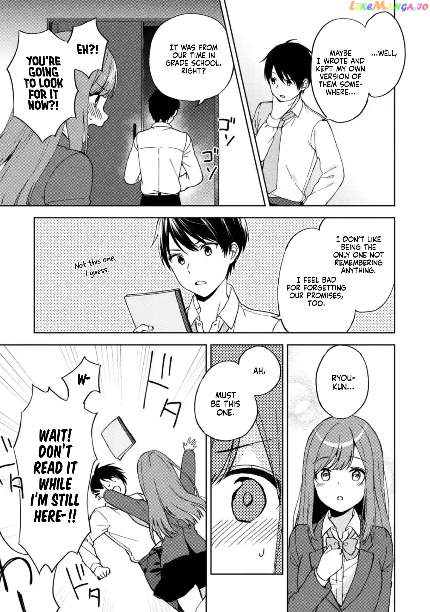 When I Rescued a Beautiful Girl Who Was About to Be Mol*sted, It Was My Childhood Friend Sitting Next to Me chapter 5 - page 13