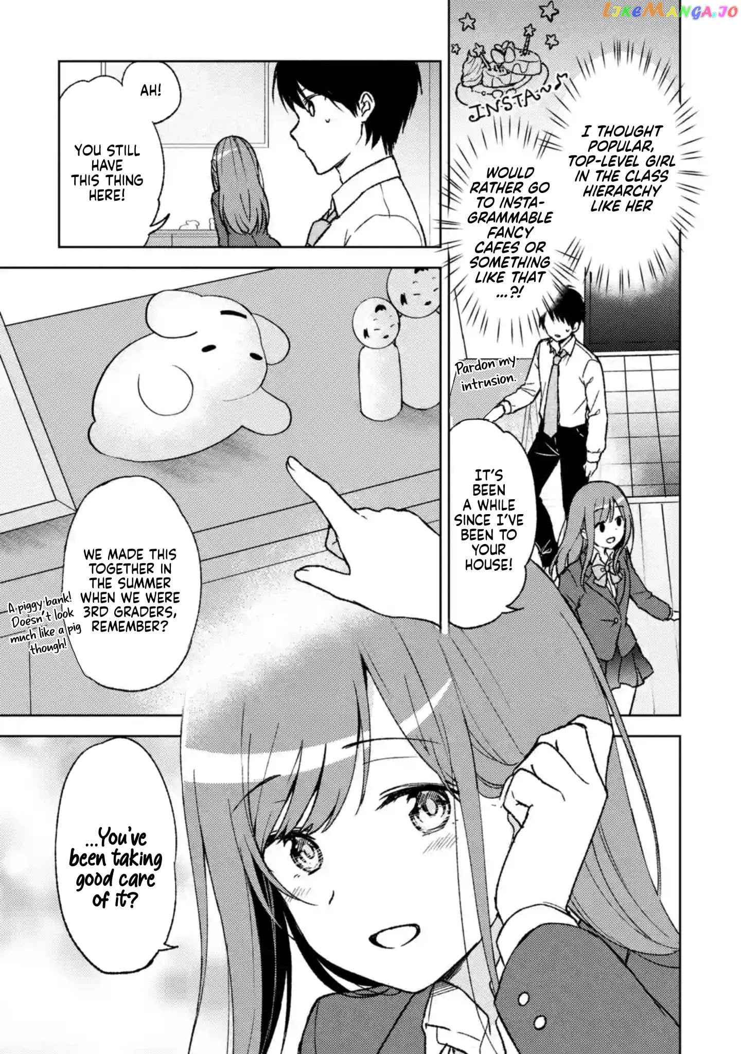 When I Rescued a Beautiful Girl Who Was About to Be Mol*sted, It Was My Childhood Friend Sitting Next to Me chapter 5 - page 3