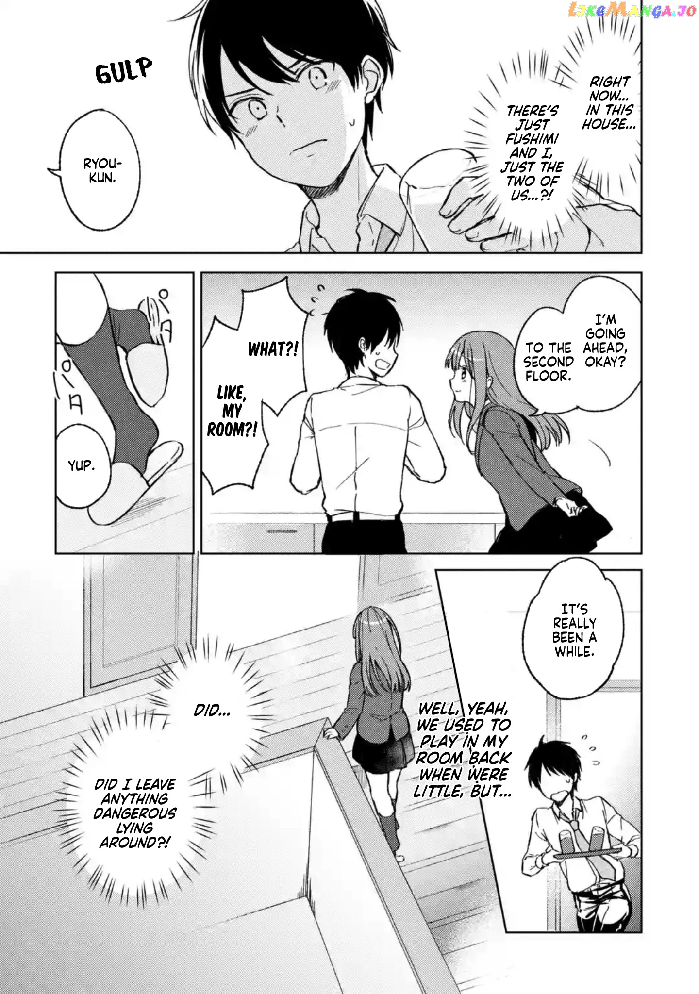 When I Rescued a Beautiful Girl Who Was About to Be Mol*sted, It Was My Childhood Friend Sitting Next to Me chapter 5 - page 5
