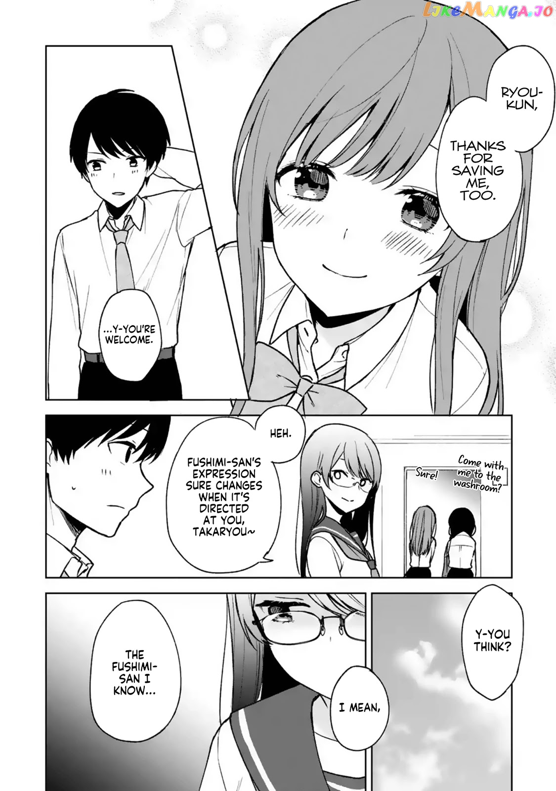 When I Rescued a Beautiful Girl Who Was About to Be Mol*sted, It Was My Childhood Friend Sitting Next to Me chapter 30 - page 15