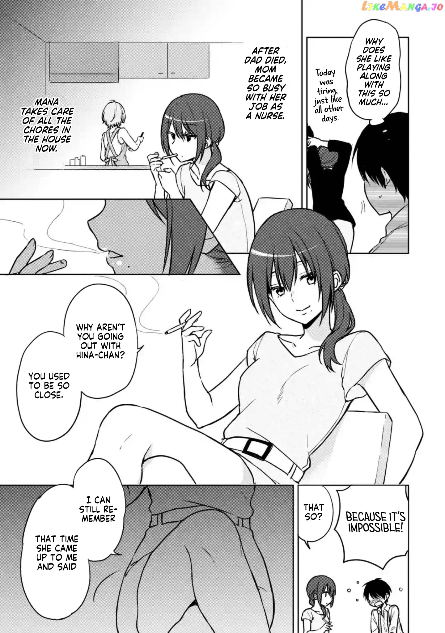 When I Rescued a Beautiful Girl Who Was About to Be Mol*sted, It Was My Childhood Friend Sitting Next to Me chapter 6 - page 9