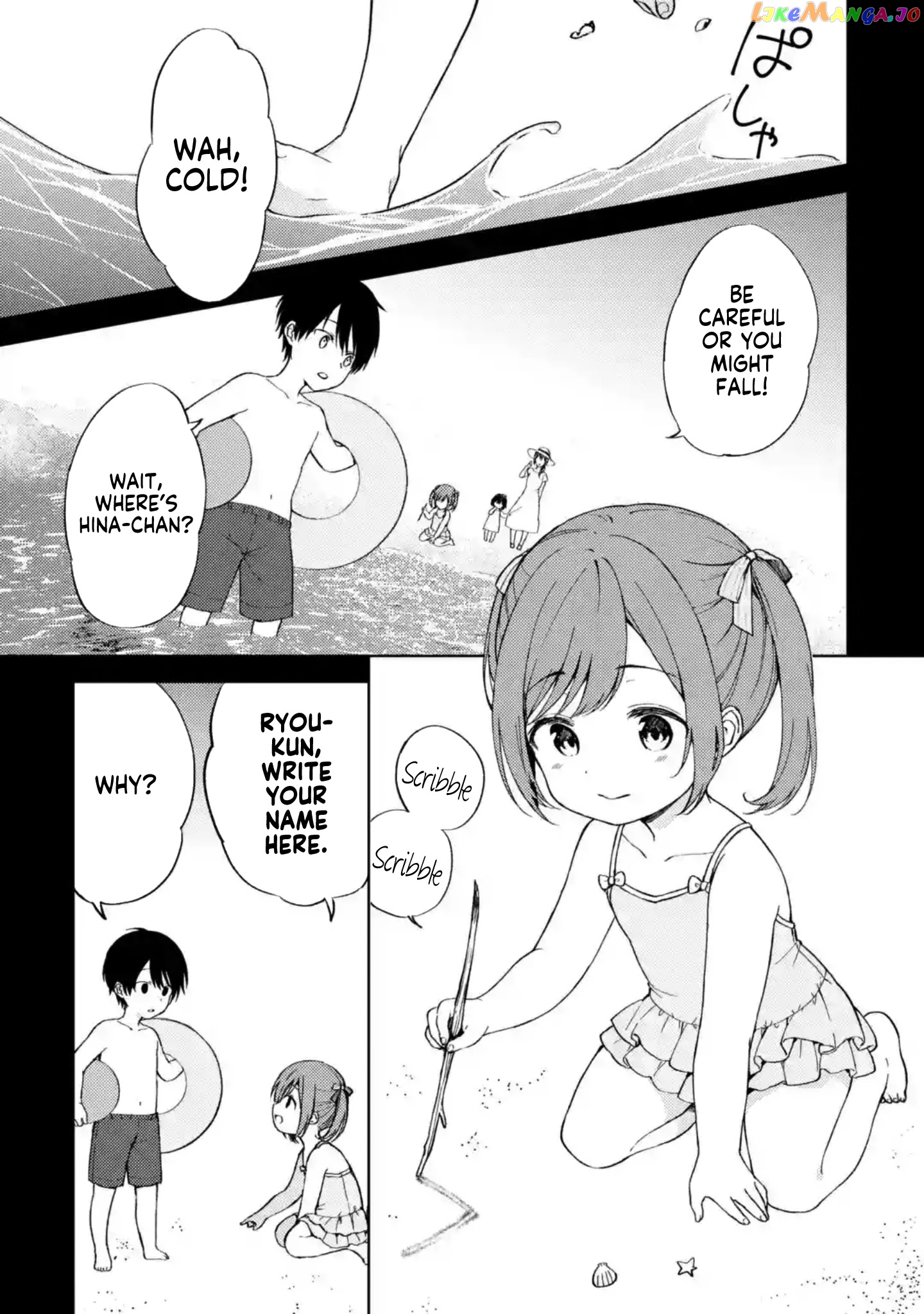 When I Rescued a Beautiful Girl Who Was About to Be Mol*sted, It Was My Childhood Friend Sitting Next to Me chapter 8 - page 1