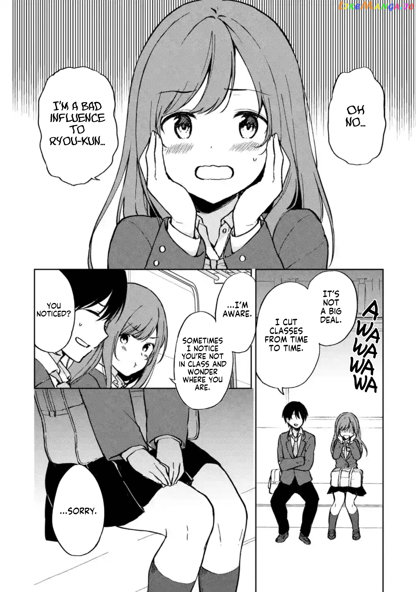 When I Rescued a Beautiful Girl Who Was About to Be Mol*sted, It Was My Childhood Friend Sitting Next to Me chapter 8 - page 4