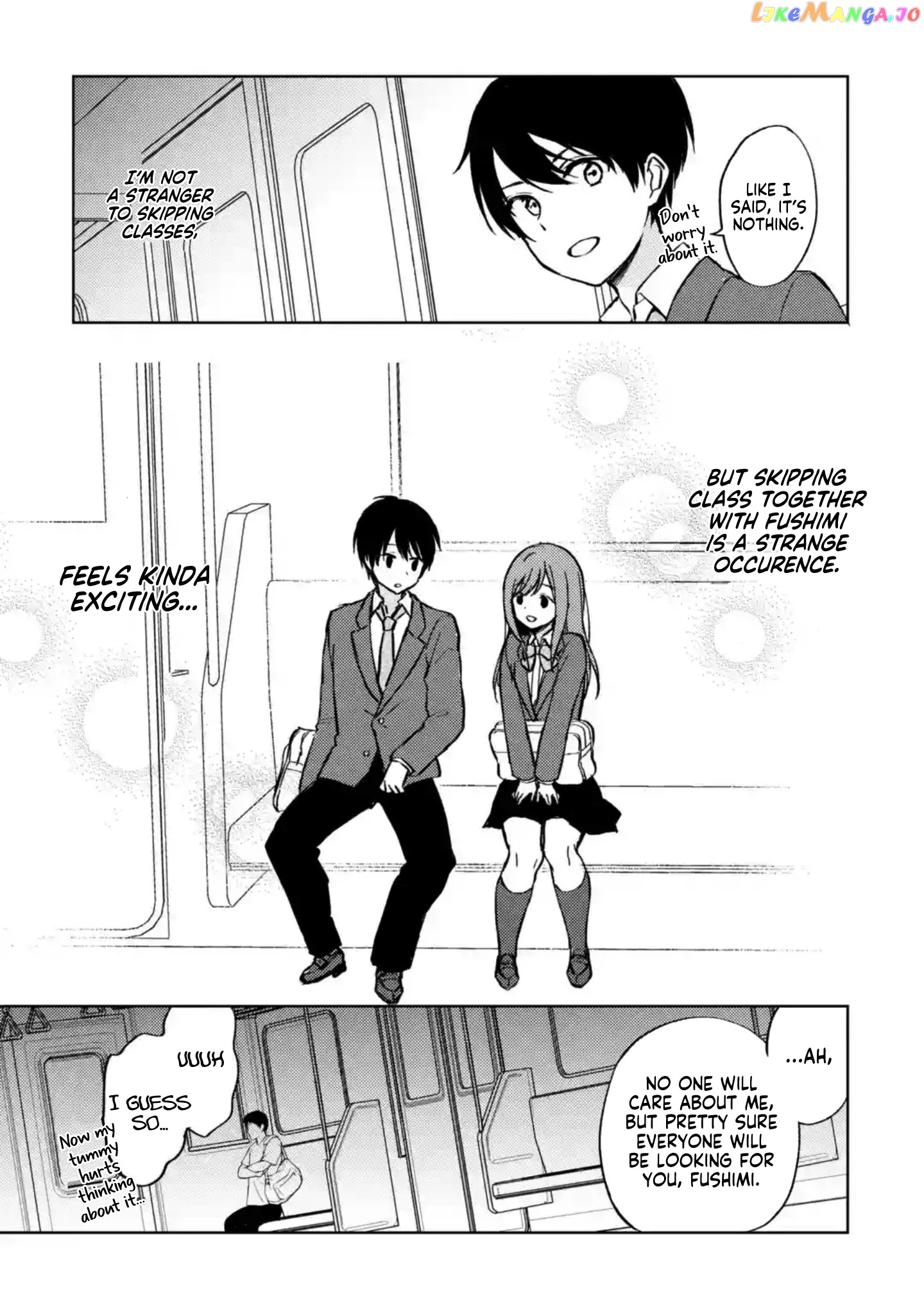 When I Rescued a Beautiful Girl Who Was About to Be Mol*sted, It Was My Childhood Friend Sitting Next to Me chapter 8 - page 5
