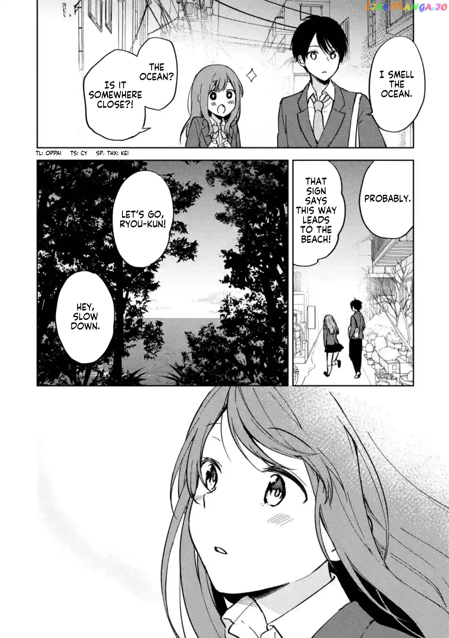 When I Rescued a Beautiful Girl Who Was About to Be Mol*sted, It Was My Childhood Friend Sitting Next to Me chapter 8 - page 8