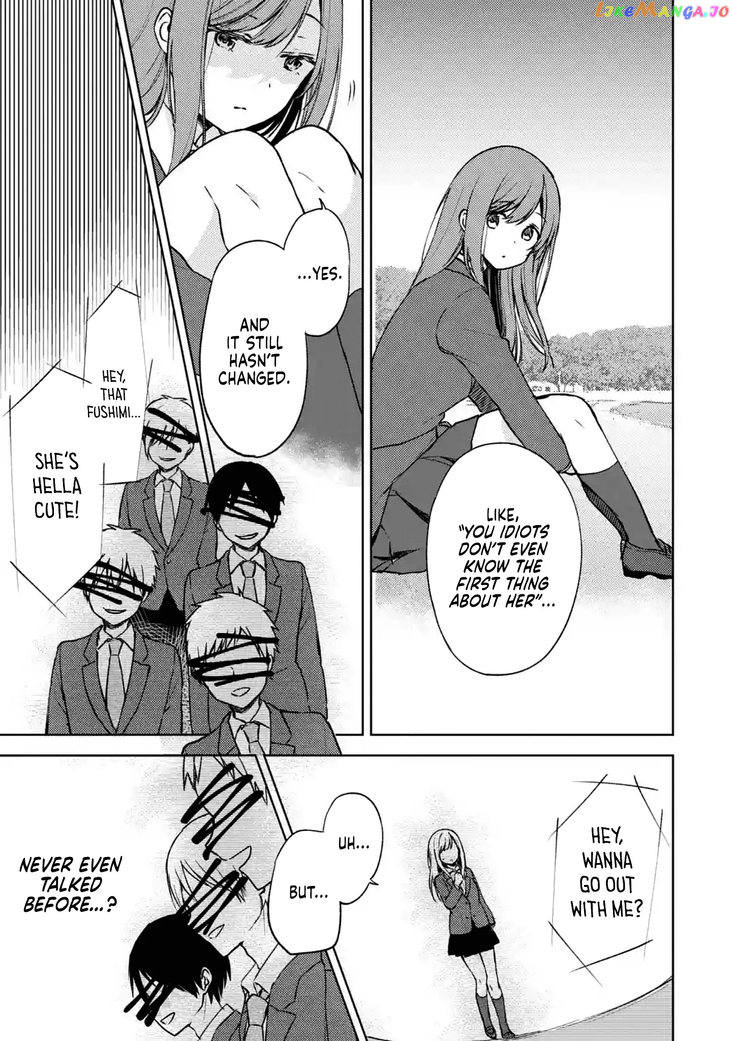 When I Rescued a Beautiful Girl Who Was About to Be Mol*sted, It Was My Childhood Friend Sitting Next to Me chapter 9 - page 7