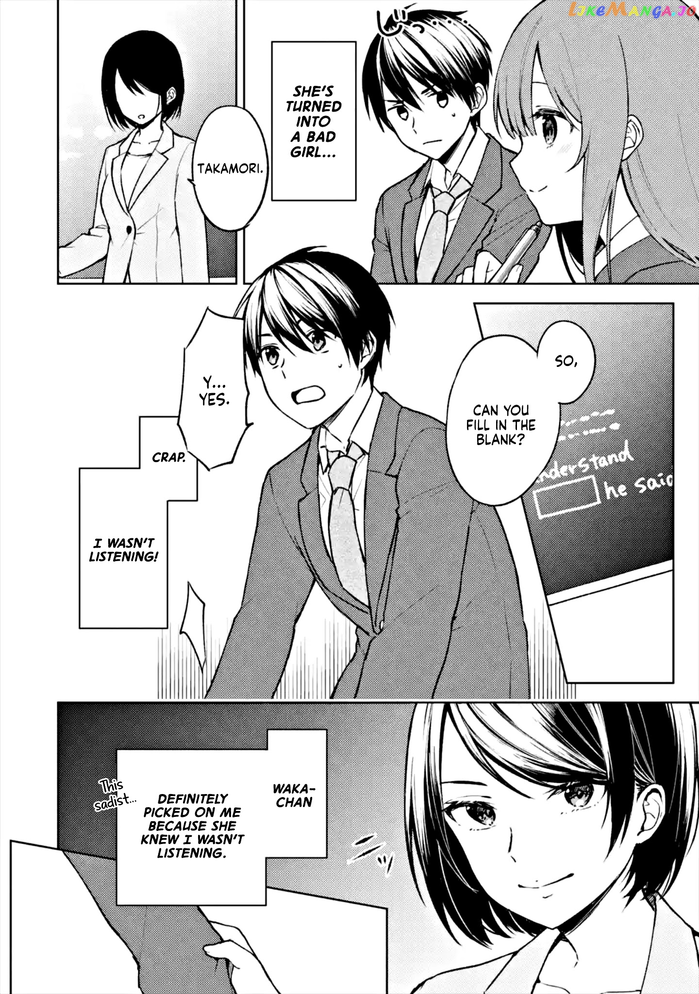When I Rescued a Beautiful Girl Who Was About to Be Mol*sted, It Was My Childhood Friend Sitting Next to Me chapter 11 - page 6