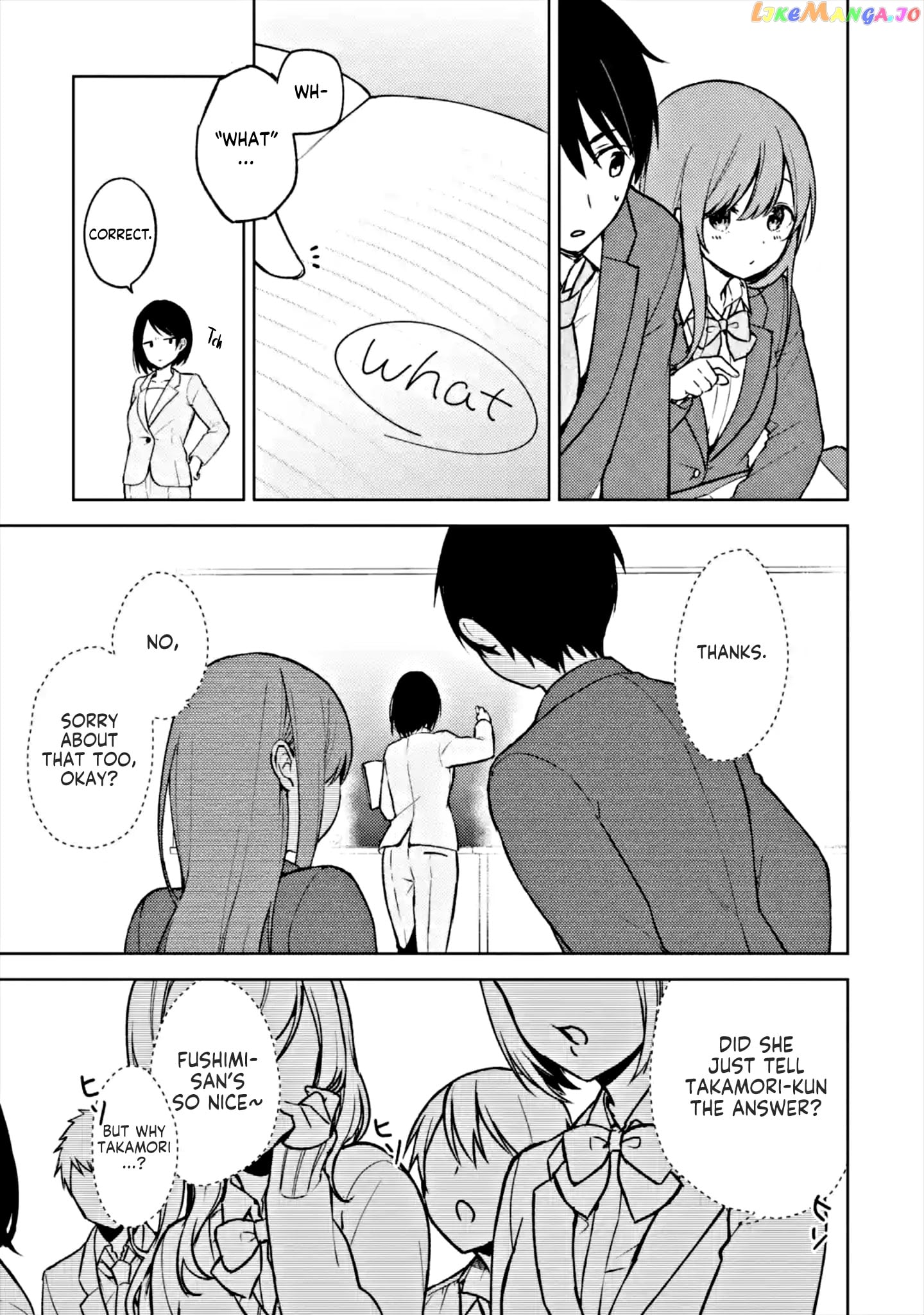 When I Rescued a Beautiful Girl Who Was About to Be Mol*sted, It Was My Childhood Friend Sitting Next to Me chapter 11 - page 7