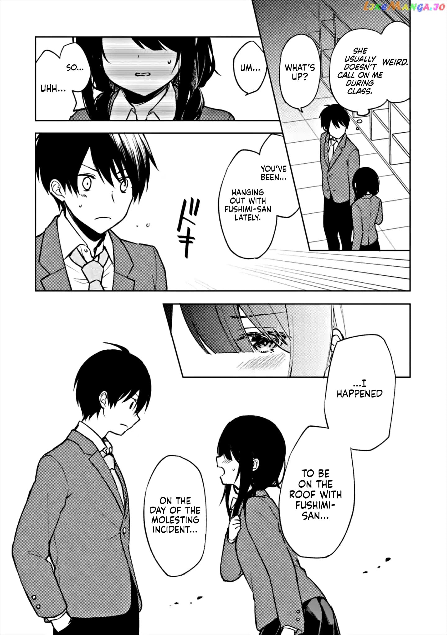 When I Rescued a Beautiful Girl Who Was About to Be Mol*sted, It Was My Childhood Friend Sitting Next to Me chapter 11 - page 9