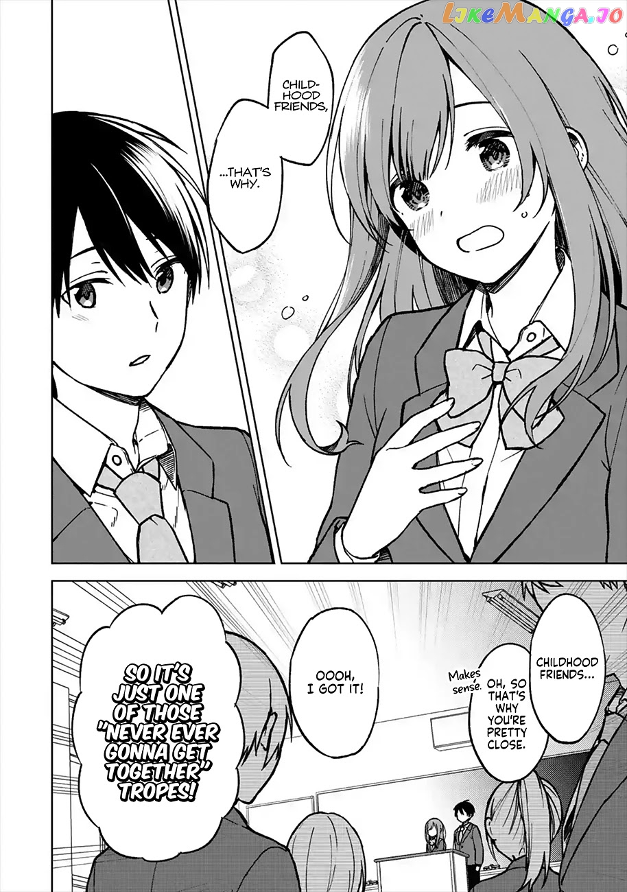 When I Rescued a Beautiful Girl Who Was About to Be Mol*sted, It Was My Childhood Friend Sitting Next to Me chapter 12 - page 11