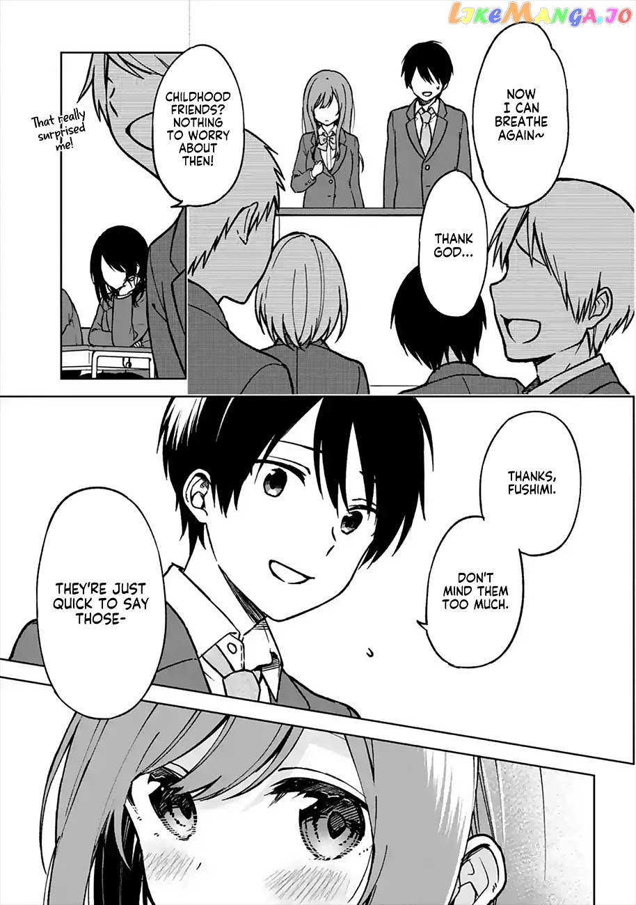 When I Rescued a Beautiful Girl Who Was About to Be Mol*sted, It Was My Childhood Friend Sitting Next to Me chapter 12 - page 12