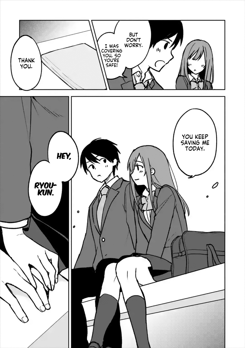 When I Rescued a Beautiful Girl Who Was About to Be Mol*sted, It Was My Childhood Friend Sitting Next to Me chapter 19 - page 10