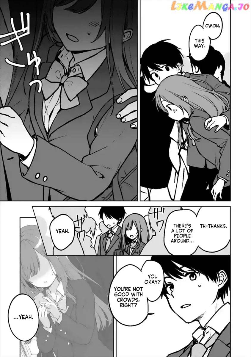 When I Rescued a Beautiful Girl Who Was About to Be Mol*sted, It Was My Childhood Friend Sitting Next to Me chapter 19 - page 4