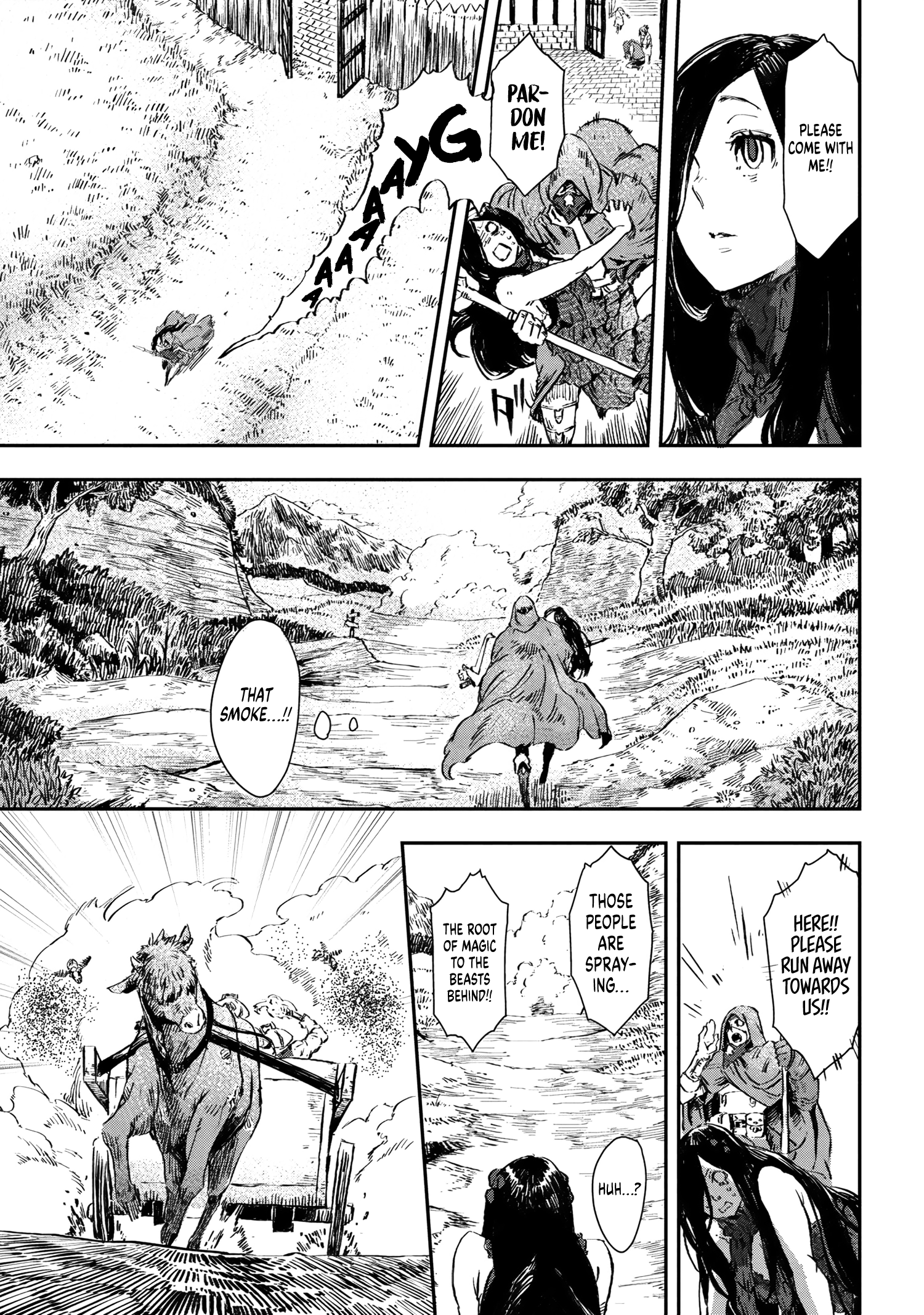 Majo To Kishi Wa Iki Nokoru chapter 3 - page 4