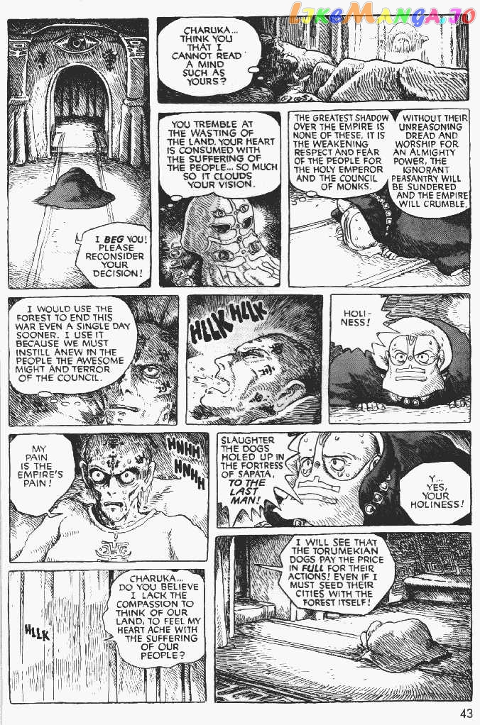 Nausicaä of The Valley of The Wind Chapter 2 - page 42