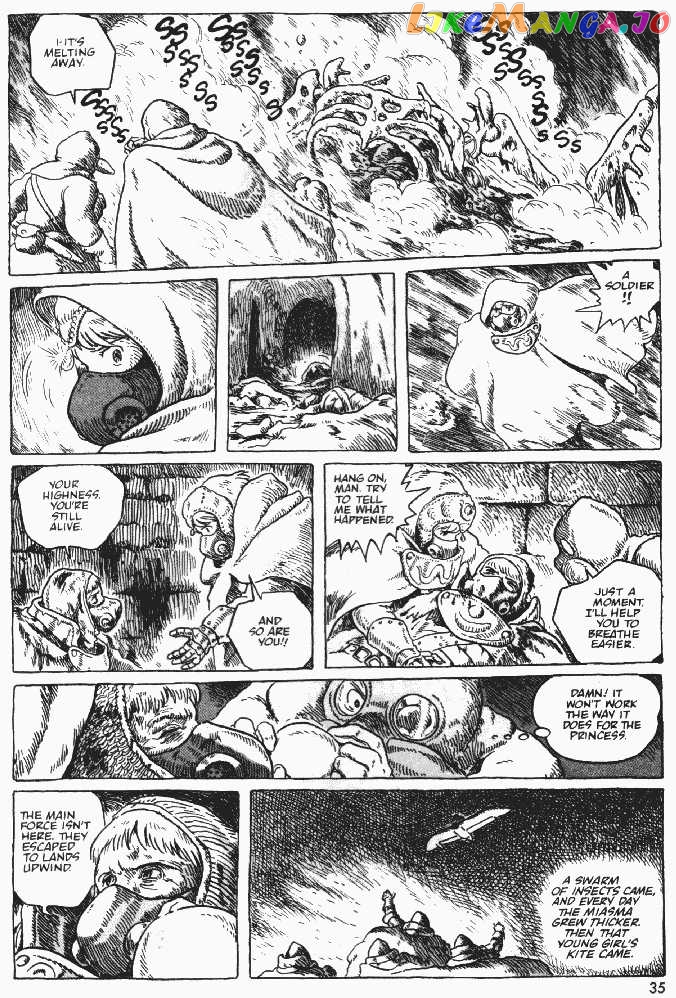 Nausicaä of The Valley of The Wind Chapter 6 - page 35