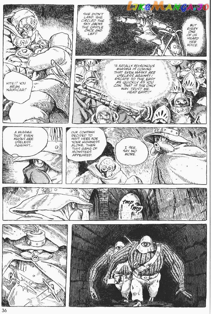 Nausicaä of The Valley of The Wind Chapter 6 - page 36