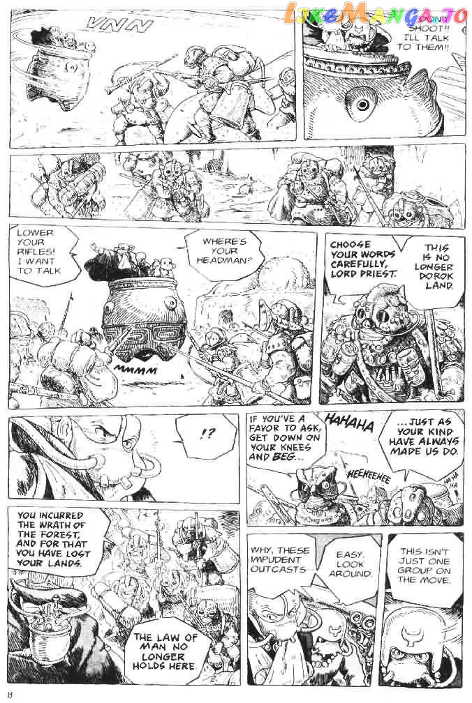 Nausicaä of The Valley of The Wind Chapter 8 - page 8