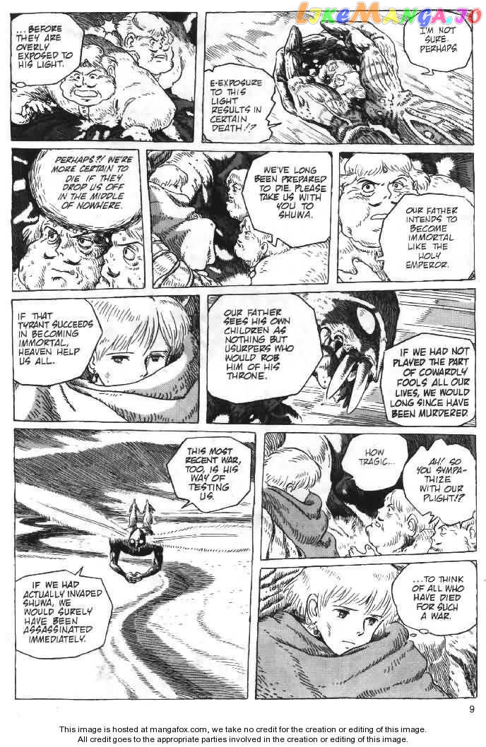 Nausicaä of The Valley of The Wind Chapter 17 - page 9