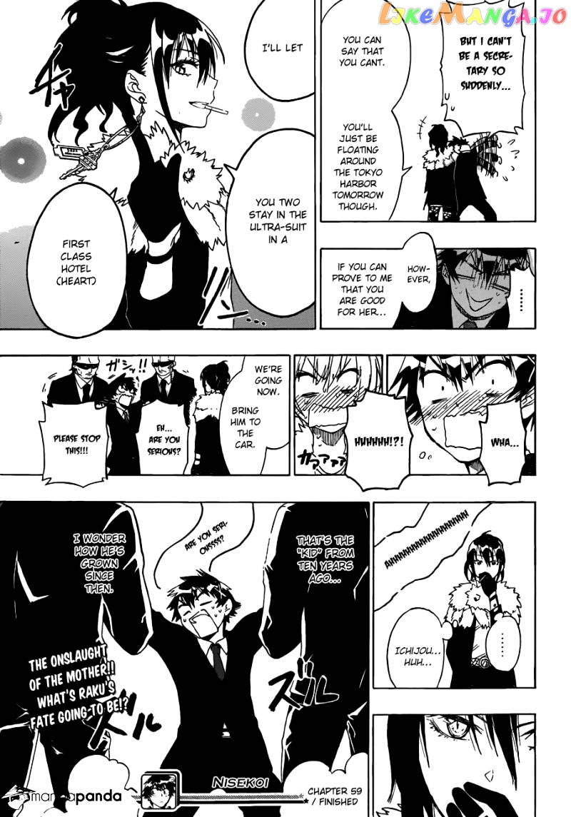 Nisekoi - Manga chapter 59 - page 21