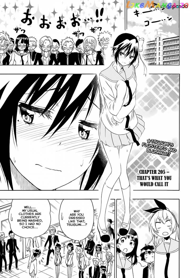 Nisekoi - Manga chapter 205 - page 3