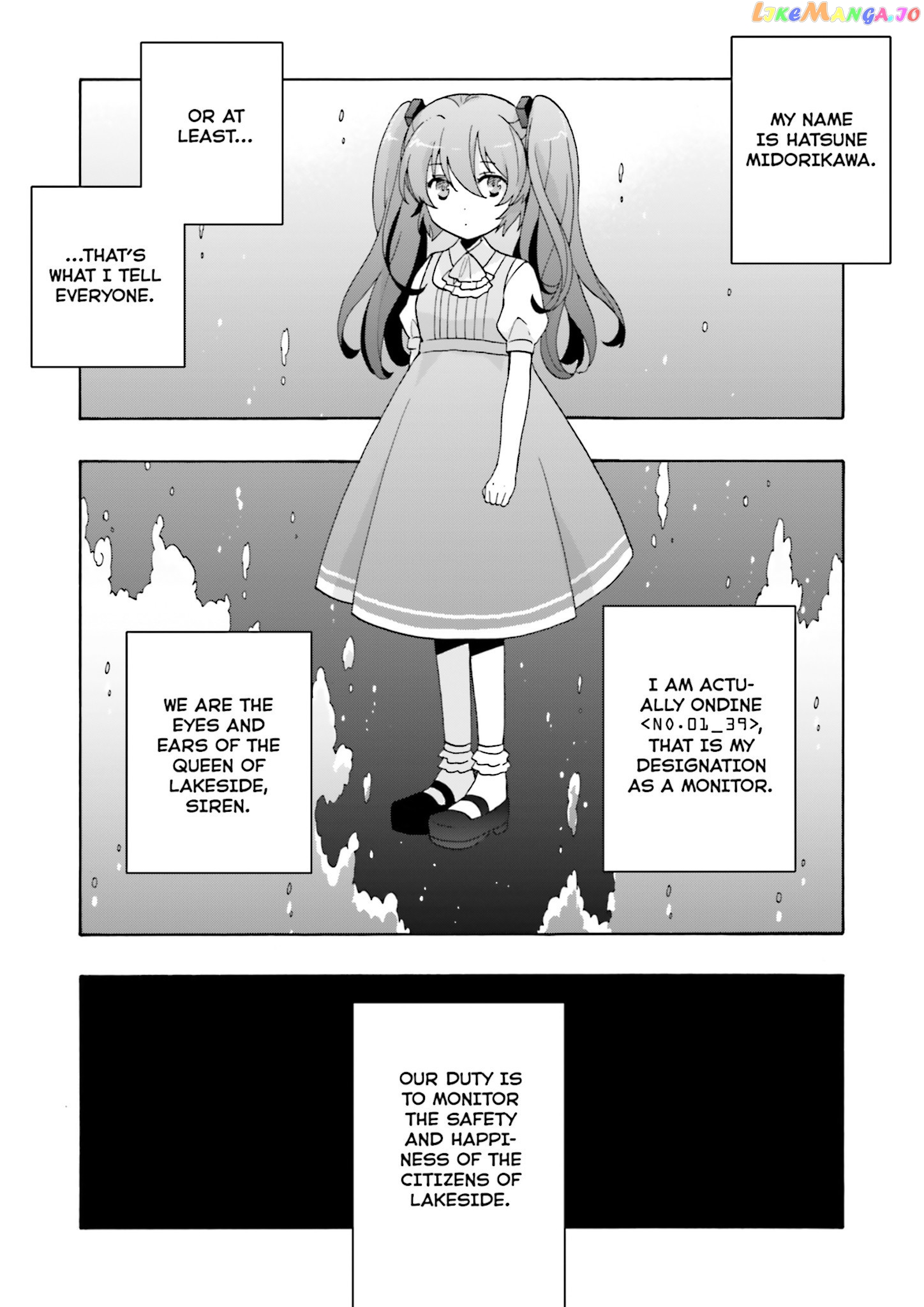 This is the Happiness and Peace of Mind Committee. chapter 3 - page 1