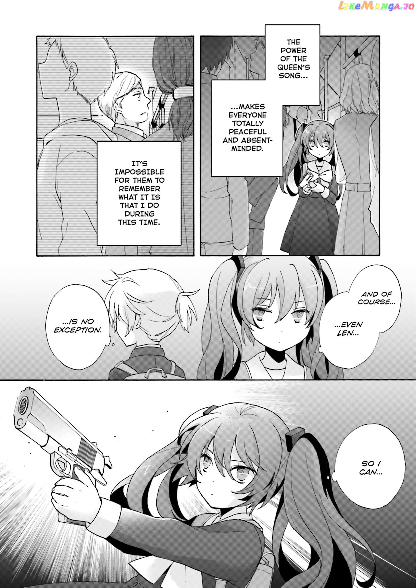 This is the Happiness and Peace of Mind Committee. chapter 3 - page 22