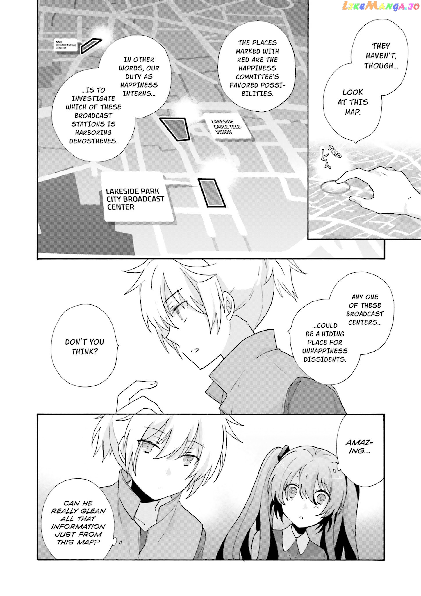 This is the Happiness and Peace of Mind Committee. chapter 4 - page 22