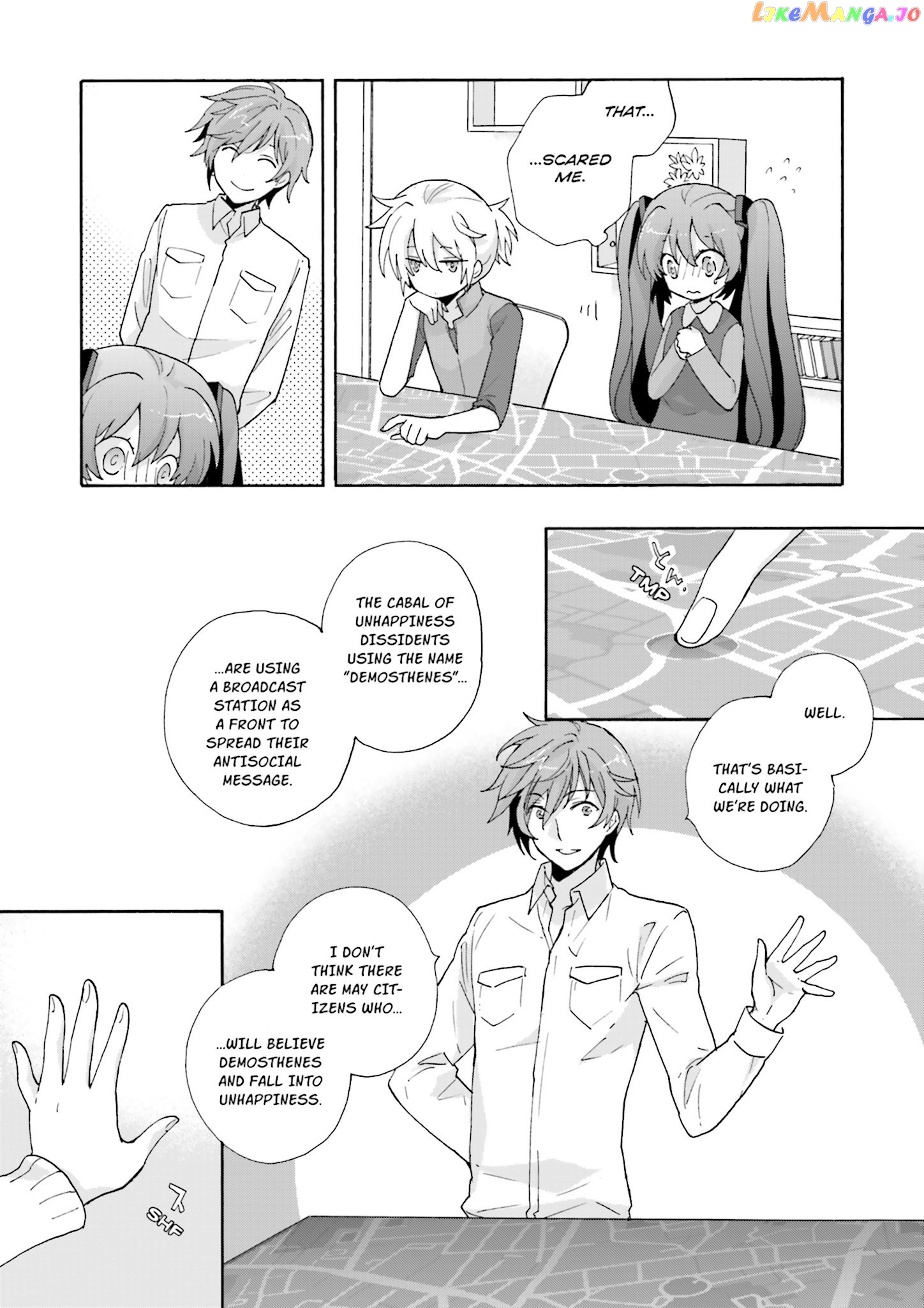 This is the Happiness and Peace of Mind Committee. chapter 4 - page 24