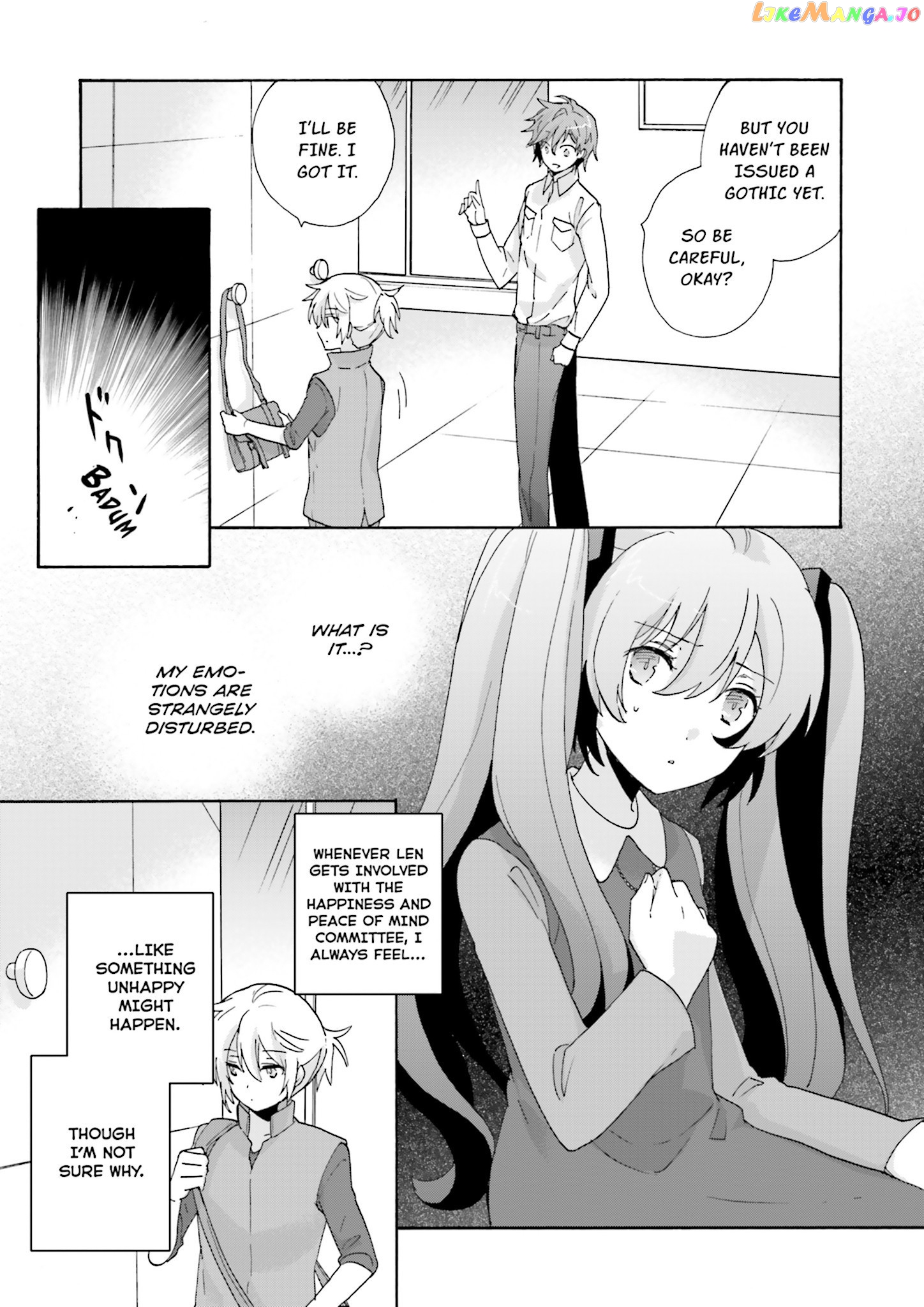 This is the Happiness and Peace of Mind Committee. chapter 4 - page 29