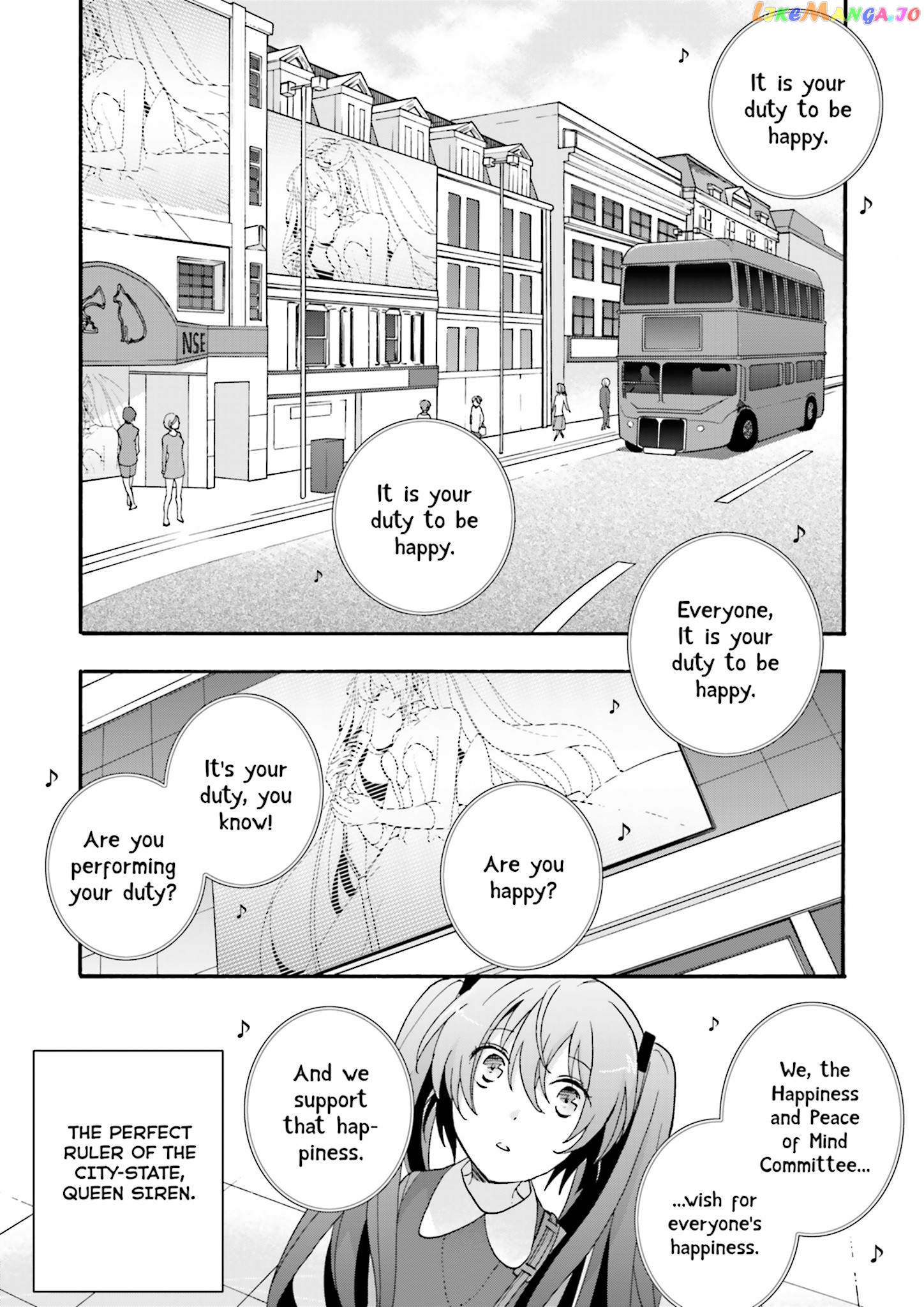 This is the Happiness and Peace of Mind Committee. chapter 5 - page 13