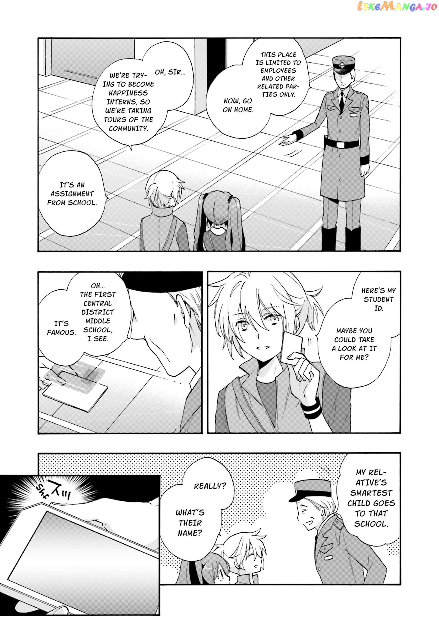 This is the Happiness and Peace of Mind Committee. chapter 5 - page 23