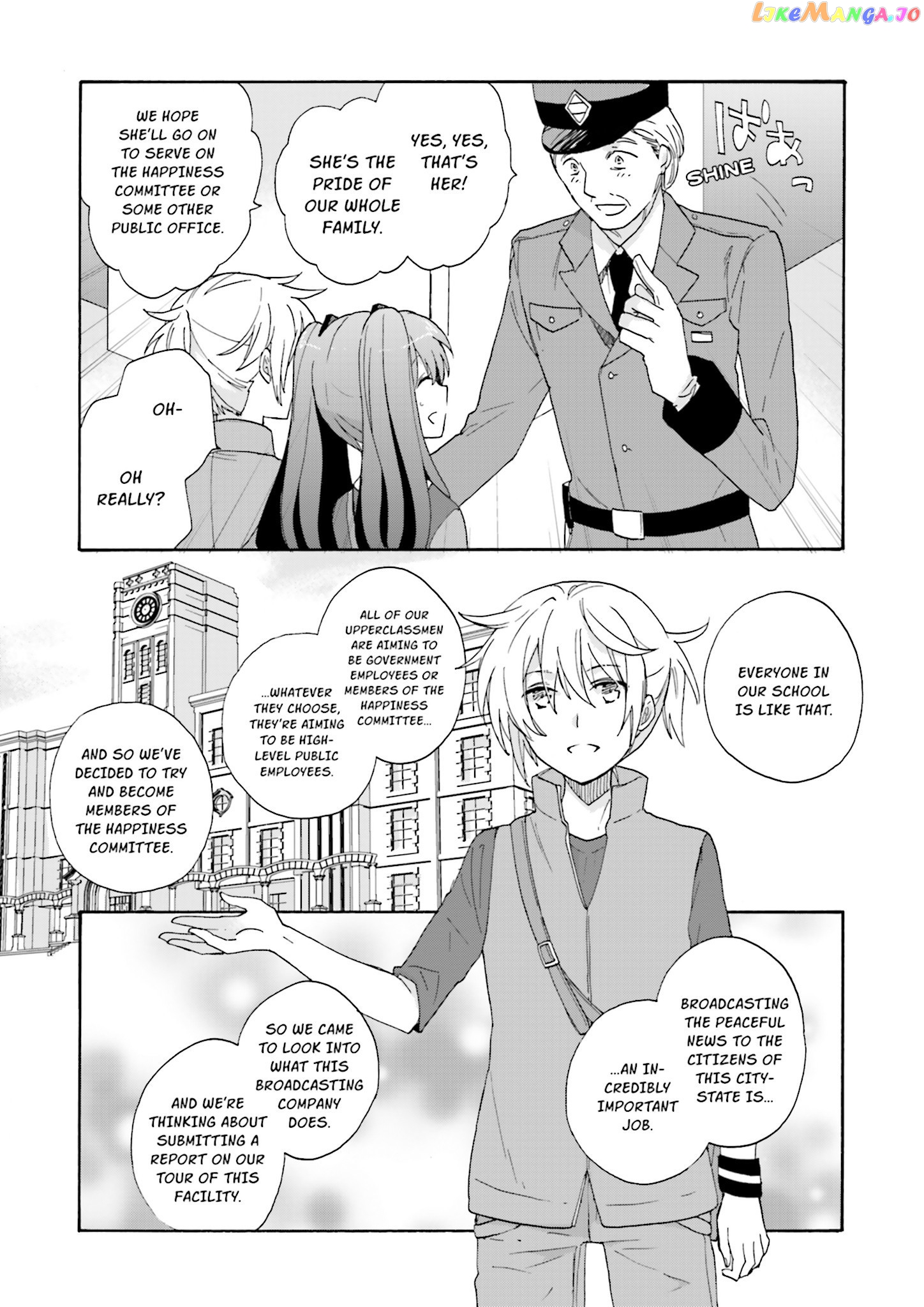 This is the Happiness and Peace of Mind Committee. chapter 5 - page 25