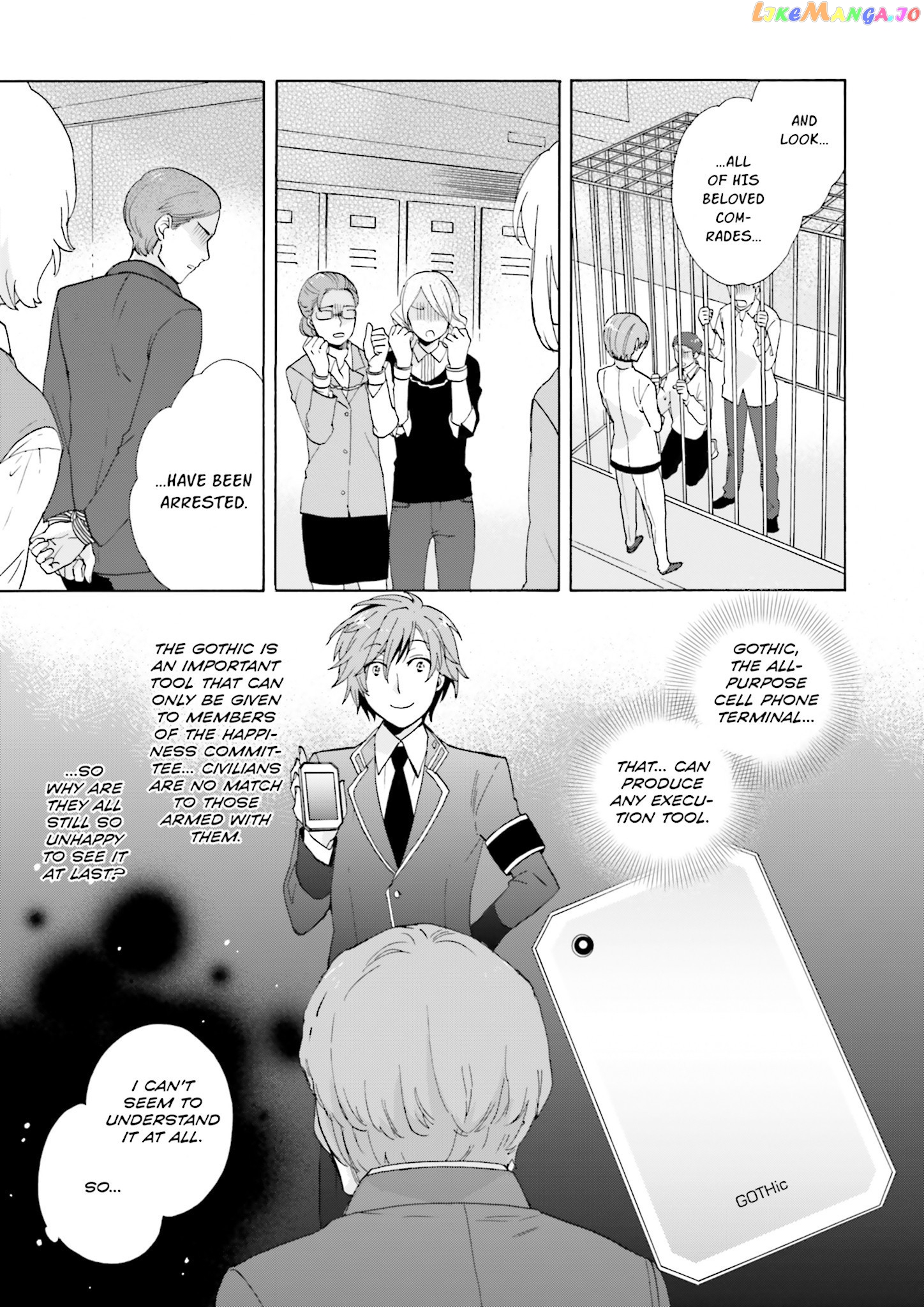 This is the Happiness and Peace of Mind Committee. chapter 8 - page 11