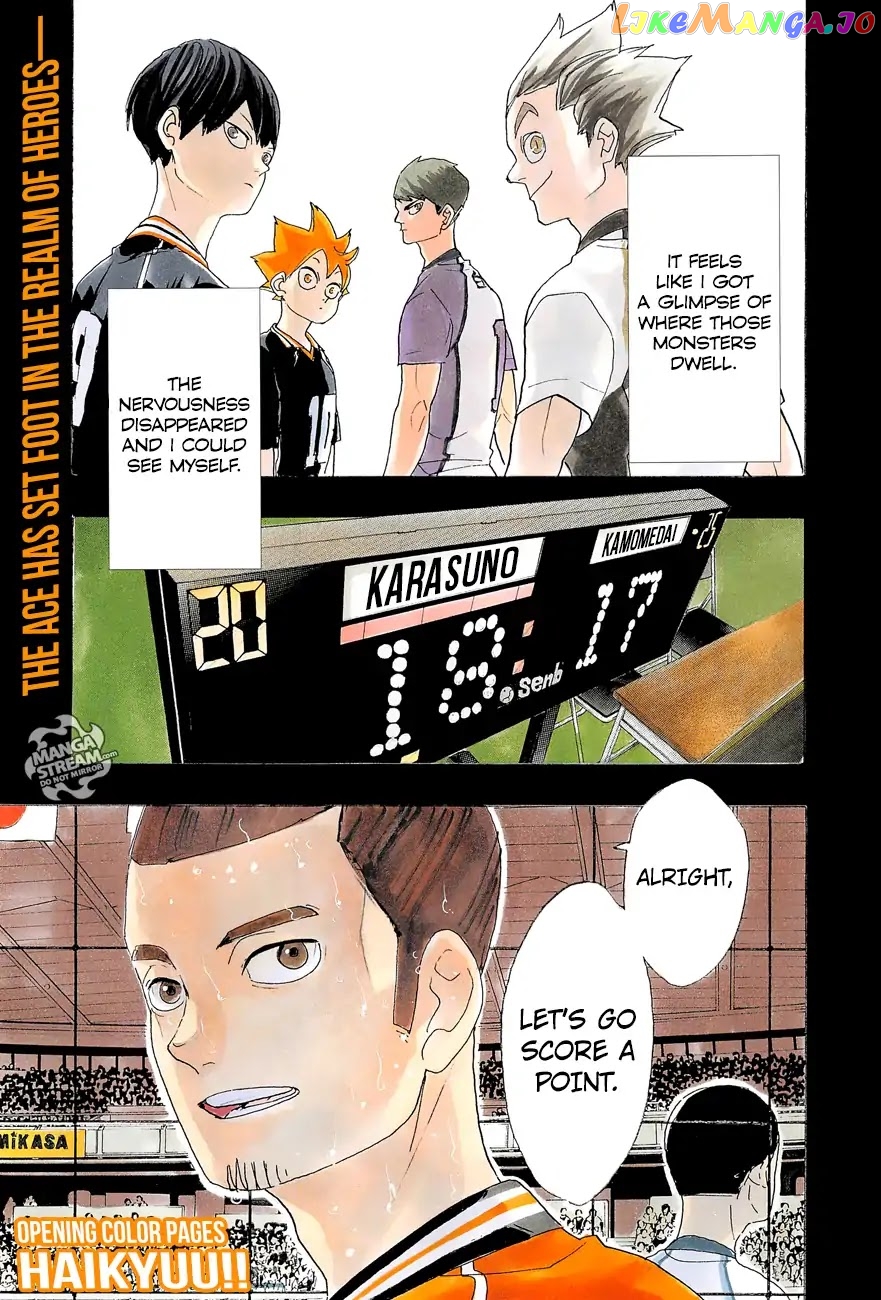 Haikyuu!! - Manga chapter 354 - page 3