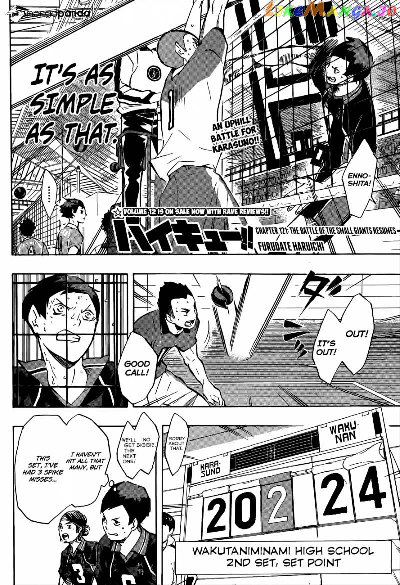 Haikyuu!! - Manga chapter 121 - page 3