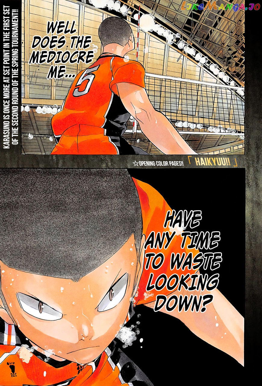 Haikyuu!! - Manga chapter 264 - page 3