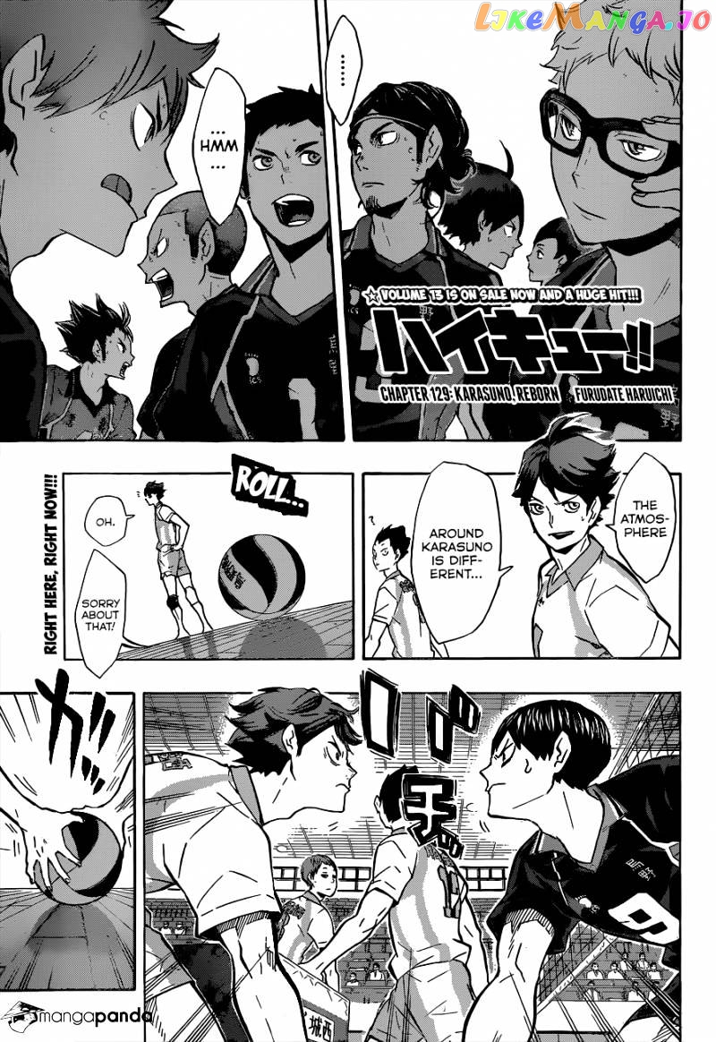 Haikyuu!! - Manga chapter 129 - page 2