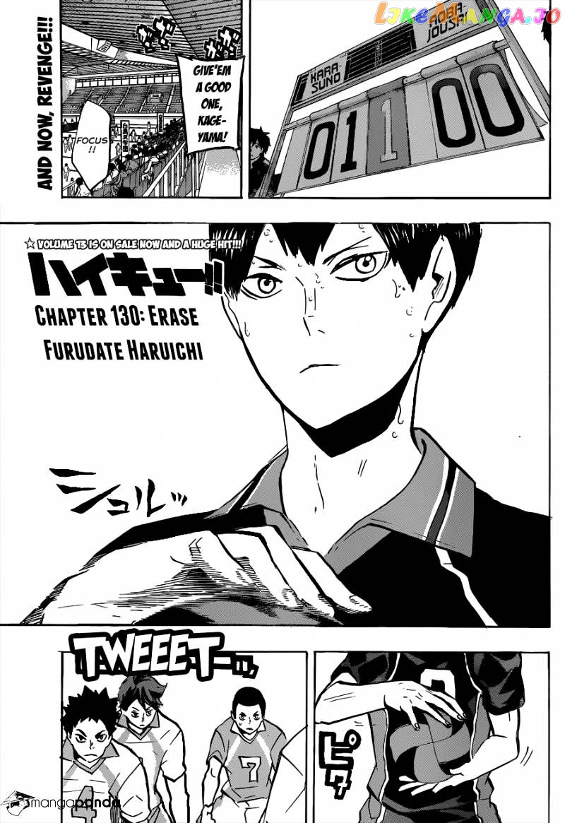 Haikyuu!! - Manga chapter 130 - page 2