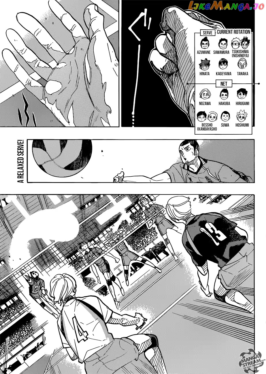 Haikyuu!! - Manga chapter 348 - page 3