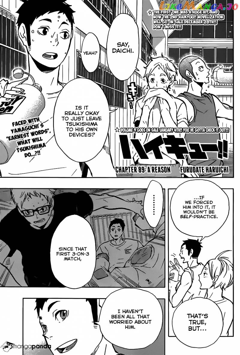 Haikyuu!! - Manga chapter 89 - page 2